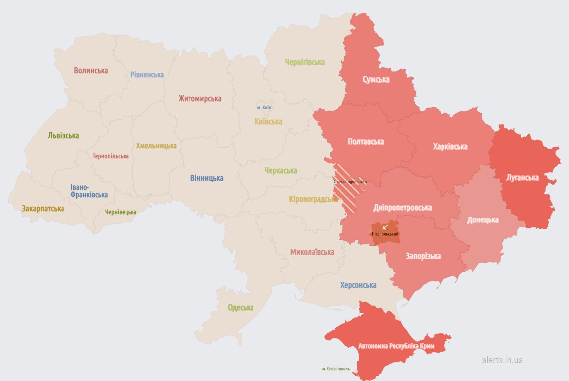 У Краматорську пролунало два вибухи під час повітряної тривоги