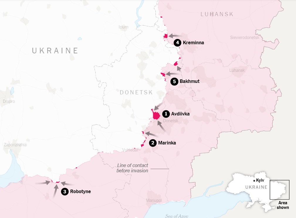 Пять угроз. Как выход ВСУ из Авдеевки изменит фронт и есть ли силы отбить удар РФ