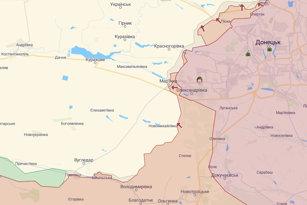 Оновлена карта бойових дій: окупантам не вдається закріпитись у Павлівці