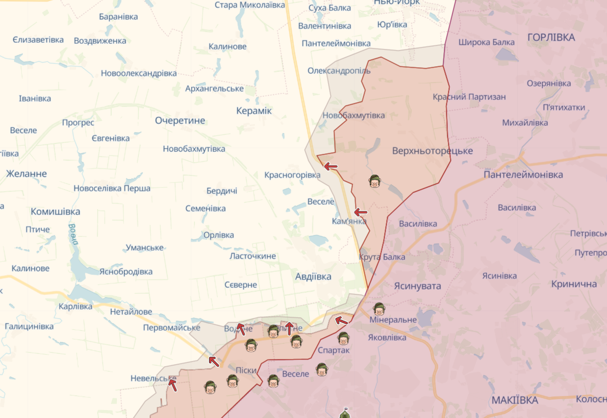 "Бахмут в миниатюре". ВСУ отразили штурмы оккупантов в районе Авдеевки, - DeepState