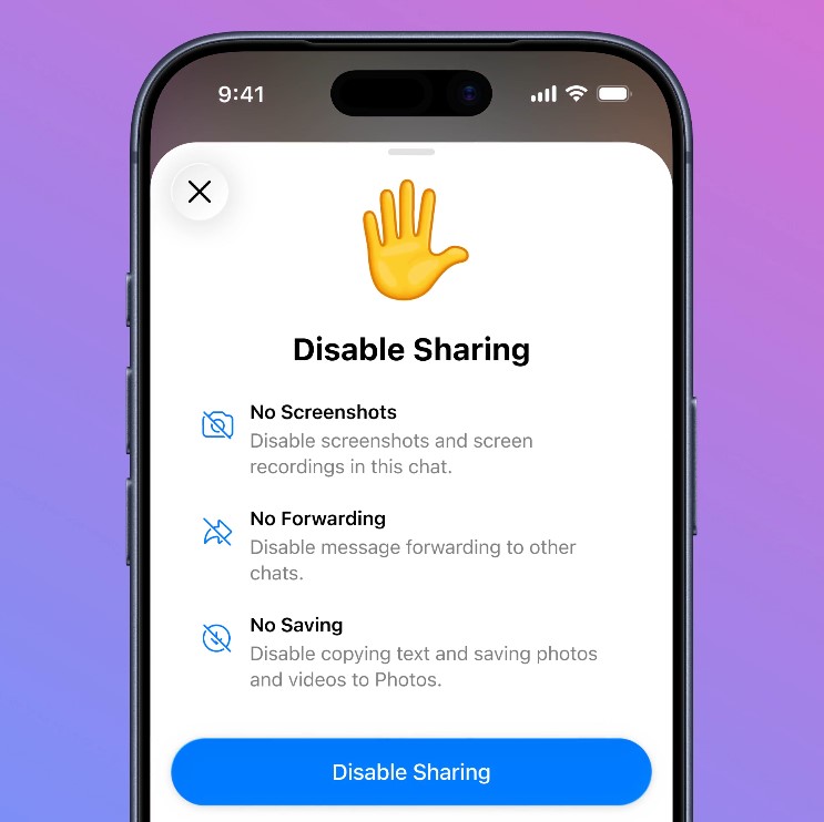 Заборона скриншотів та важливі правила для груп: що змінилося у Telegram для всіх
