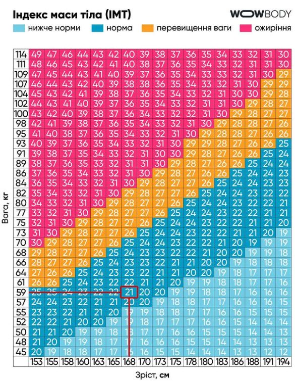 Як зрозуміти, що ваша вага в нормі: підказки по таблиці ІМТ для дорослих і дітей