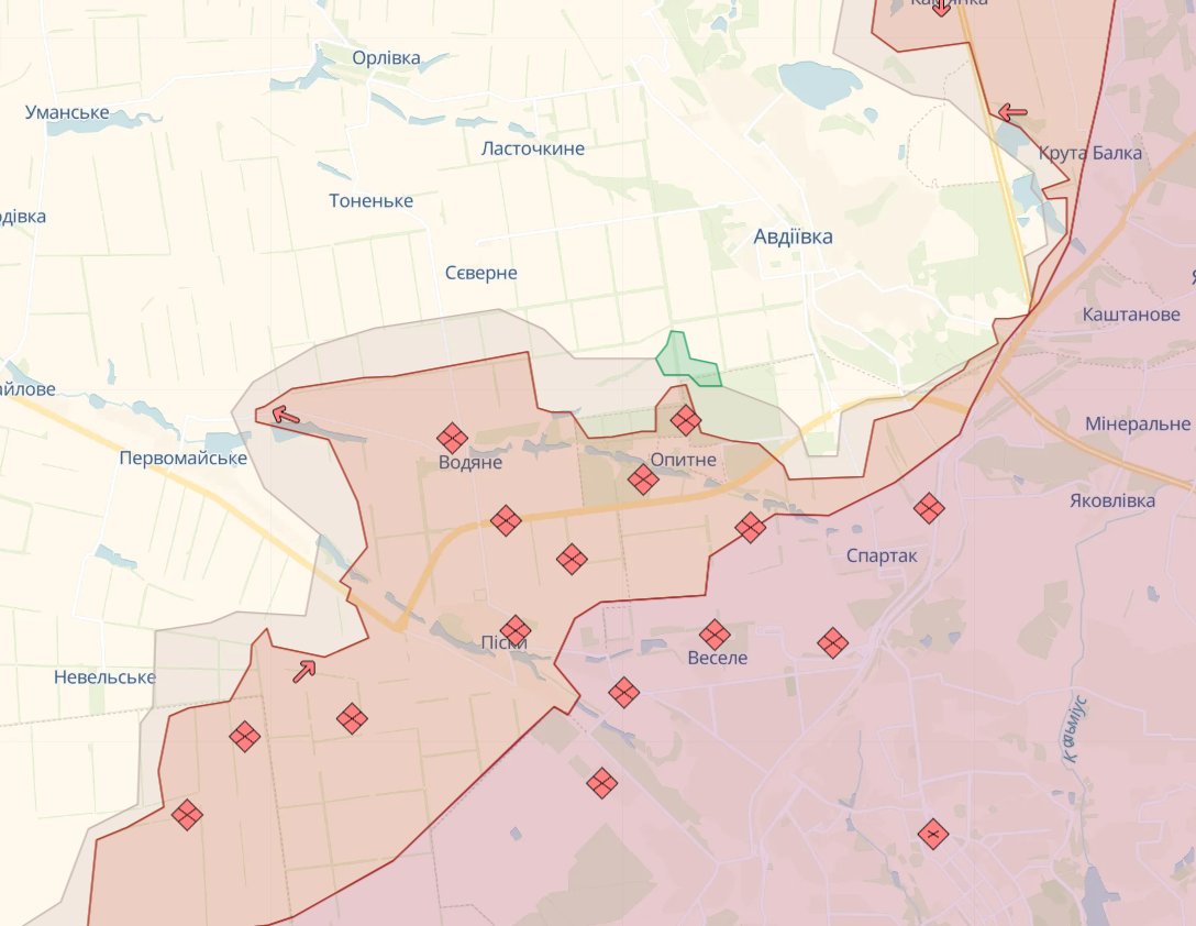 На Бахмутському напрямку ЗСУ мали успіх біля Андріївки, - DeepState