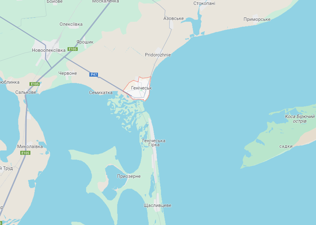 В Геническе прогремели взрывы, оккупанты говорят о ракетных ударах