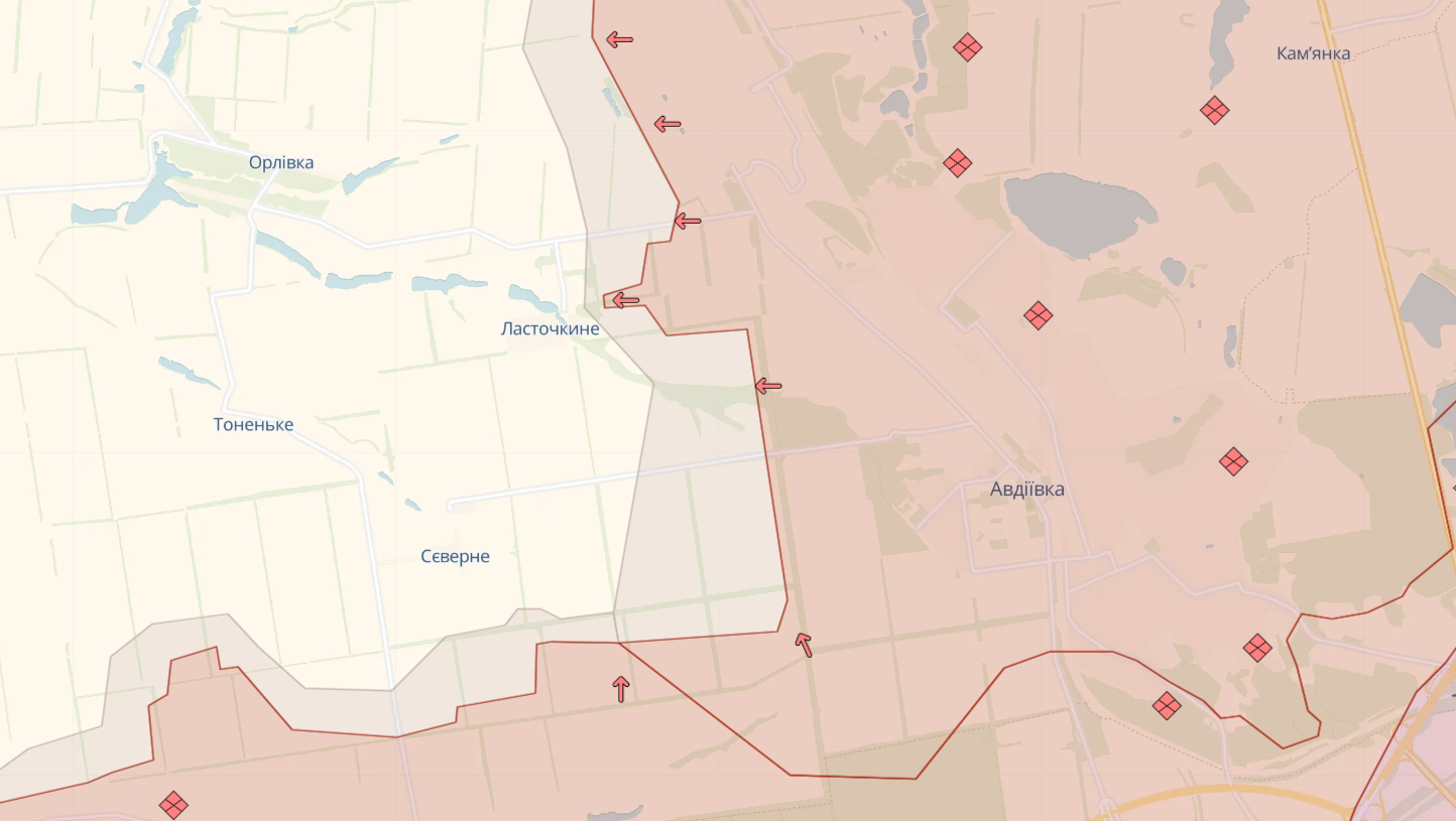 Росіяни просунулися в напрямку Ласточкіного під Авдіївкою, - Deep State