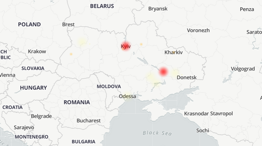 На фронте зафиксированы перебои в работе спутникового интернета Starlink