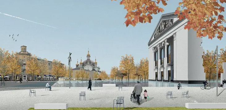 Новий драмтеатр і музей на "Азовсталі". Архітектори показали проєкти відбудови Маріуполя (фото)