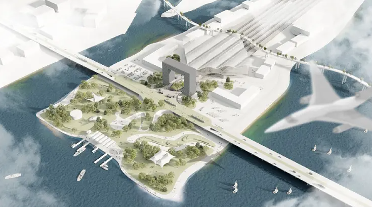 Новий драмтеатр і музей на "Азовсталі". Архітектори показали проєкти відбудови Маріуполя (фото)