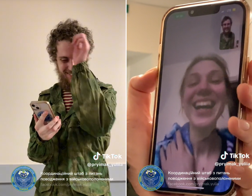 Вернувшийся из плена оккупантов защитник Украины наконец увидел любимую: трогательное видео