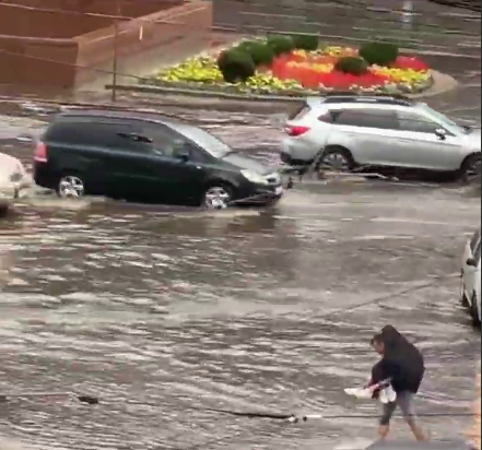 Ливень с градом и вырванные деревья: в Киеве разгулялась непогода (видео и фото)