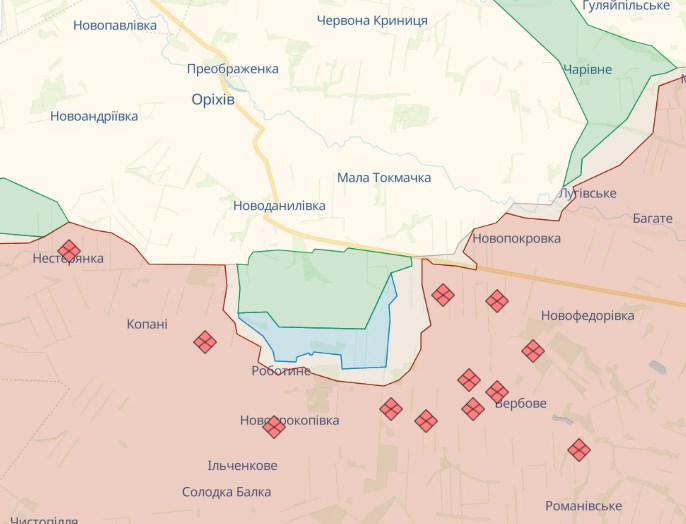 Маляр про ситуацію в Роботиному: триває планова бойова робота