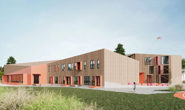 На сонячних батареях і з медіа-студією: показали проєкт відбудови гімназії у Харкові