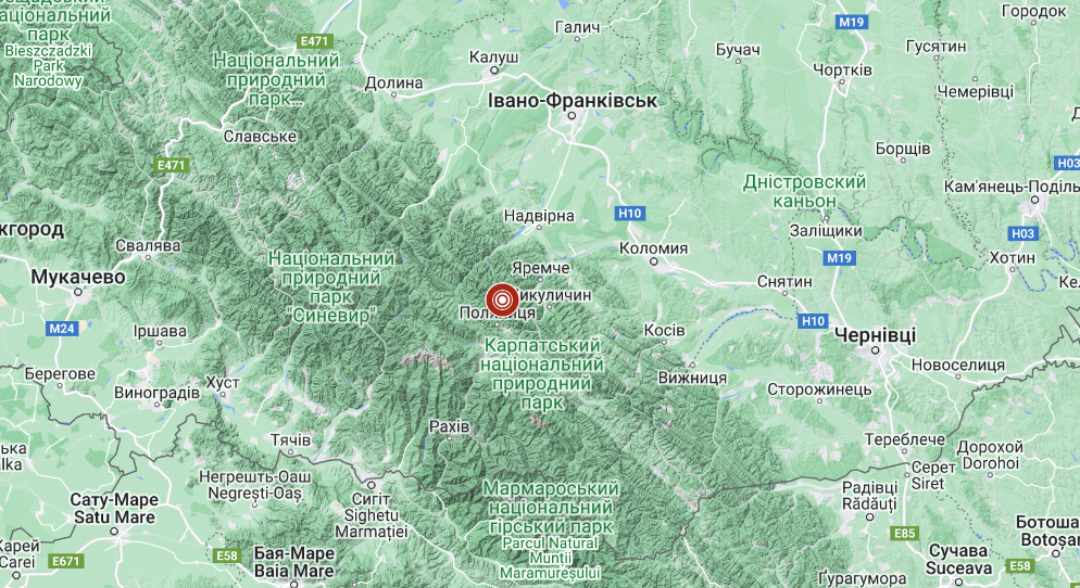 У Карпатах стався землетрус
