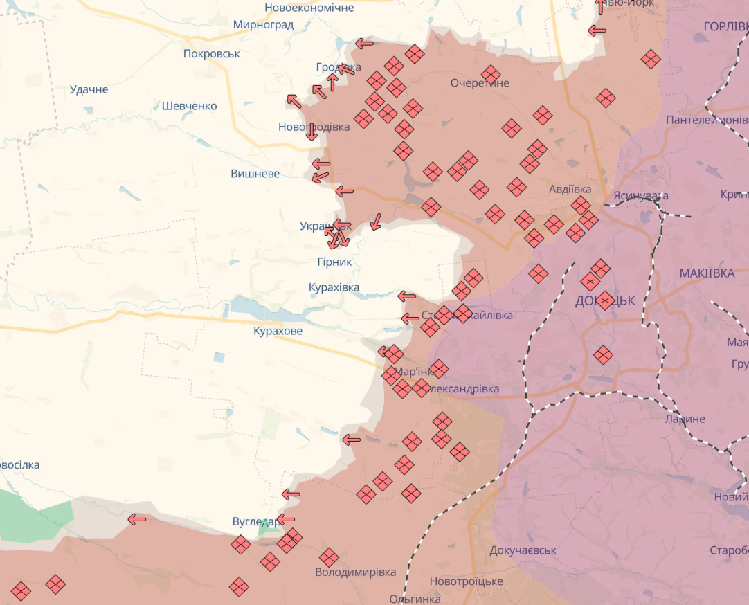 Росіяни планують захопити Курахове і Вугледар, щоб розтягнути сили ЗСУ, - ISW