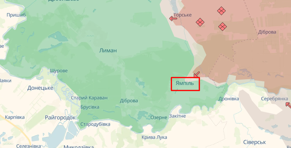 Сили оборони спростували "просування" росіян у Ямполі на Донбасі