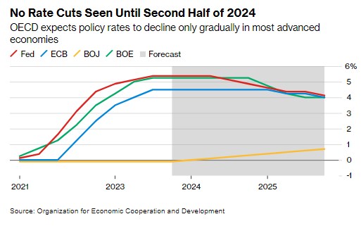 Світова економіка сповільнюється: у ОЕСР назвали причини та дали прогноз на два роки
