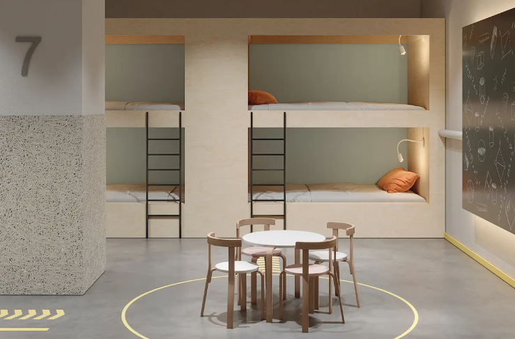 Бомбоубежище с "кинотеатром" и детским уголком: архитекторы разработали концепт уютного укрытия