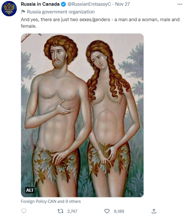 Канада викликала російського посла "на килим" через пости в мережі з мовою ненависті