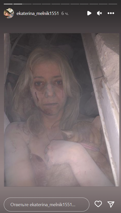 5 годин під руїнами з котиком у руках: жінка дивом вижила після удару РФ по дому в Запоріжжі