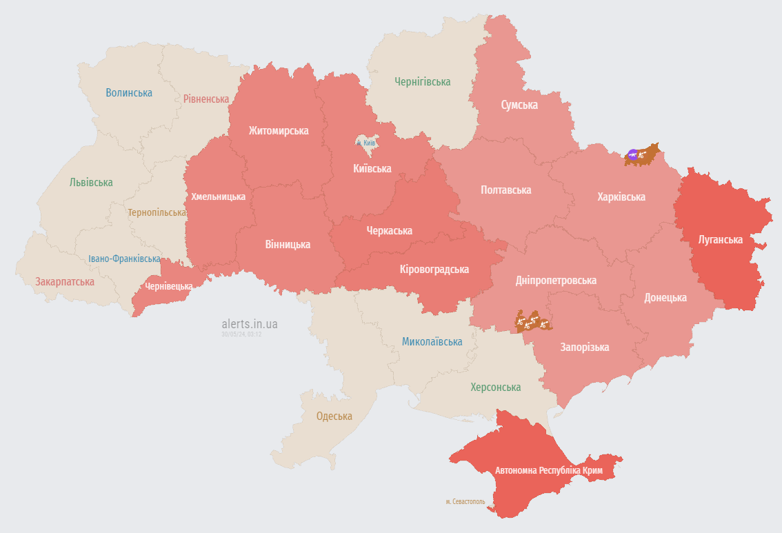 Російські бомбардувальники Ту-95 запустили ракети по Україні
