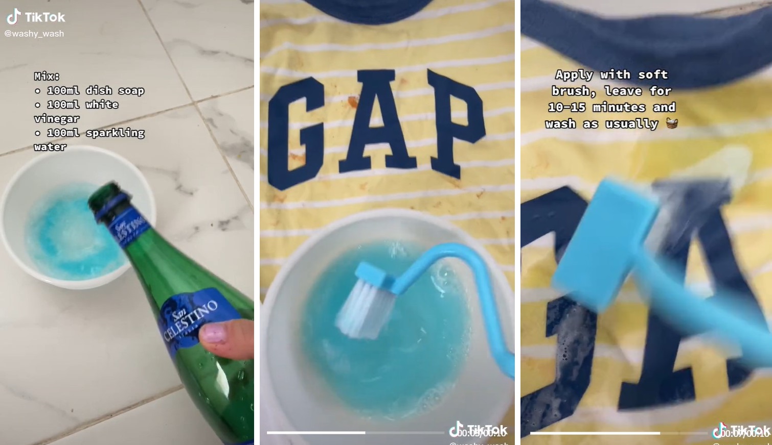 Копеечное средство для выведения любых пятен: смешайте, намажьте и в стиралку