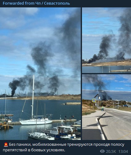 "Атака" БПЛА у Криму: окупанти назвали метою об'єкти Чорноморського флоту