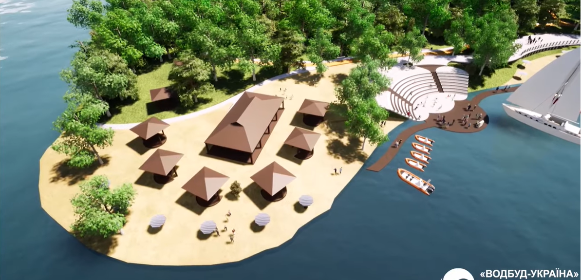 На березі затоки у Києві облаштують парк за 20 мільйонів. Ось яким він буде