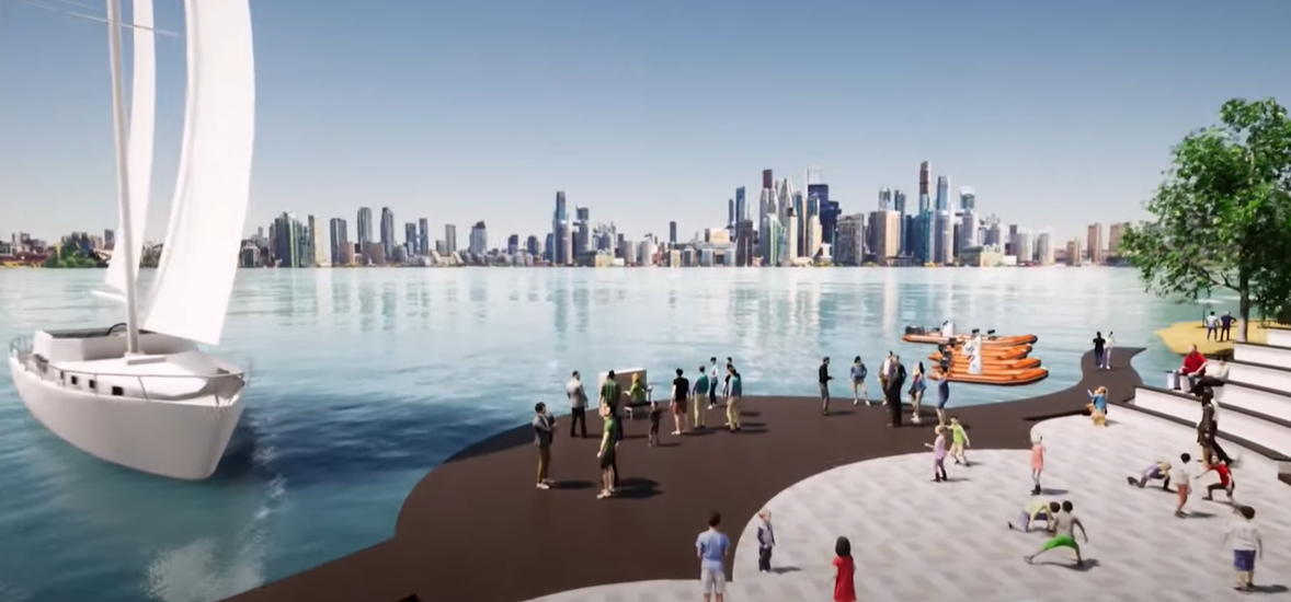 На березі затоки у Києві облаштують парк за 20 мільйонів. Ось яким він буде