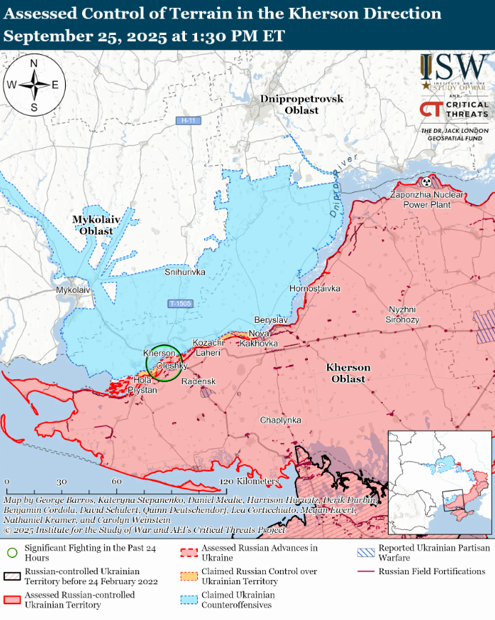 Російські війська не контролюють жоден район Куп'янська: карти ISW