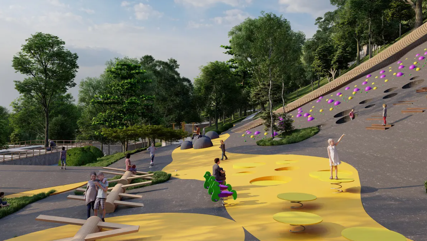 У Чернівцях занедбану територію перетворять на сучасний громадський простір. Ось як він виглядатиме