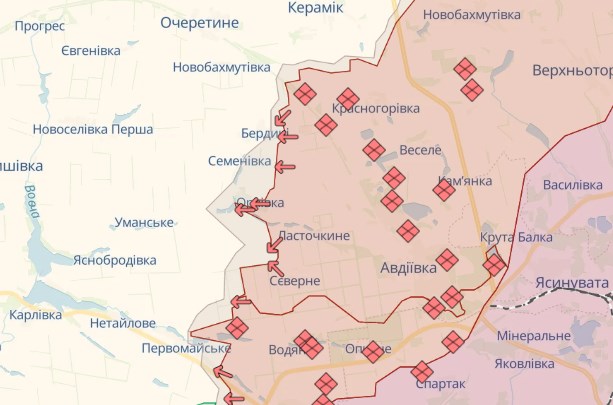 Російська армія просунулась на 6 км після захоплення Авдіївки, - британська розвідка