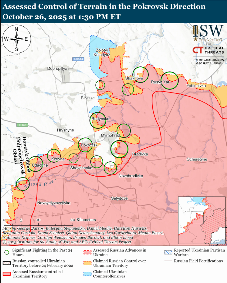 Кремль выдает за действительное создание плацдарма на правобережье Херсона, - ISW