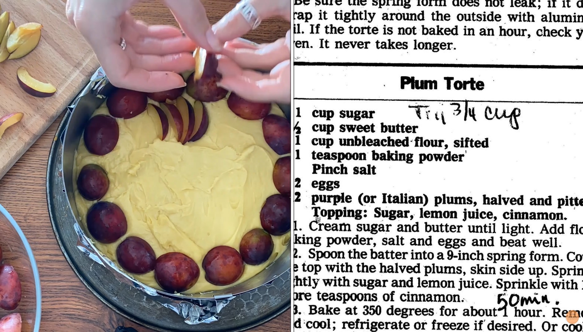 Сливовый пирог из газеты New York Times: простое воплощение легендарного рецепта