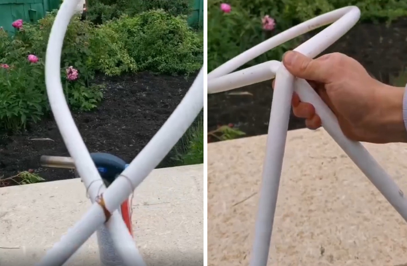 Делаем опору для кустов или цветов своими руками: бюджетно и навеки
