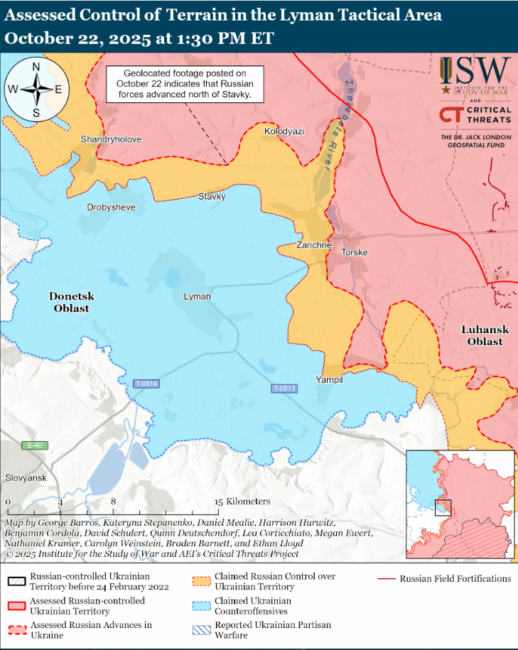 Армія РФ на Лиманському напрямку прапорами імітує чисельну перевагу над ЗСУ, - ISW