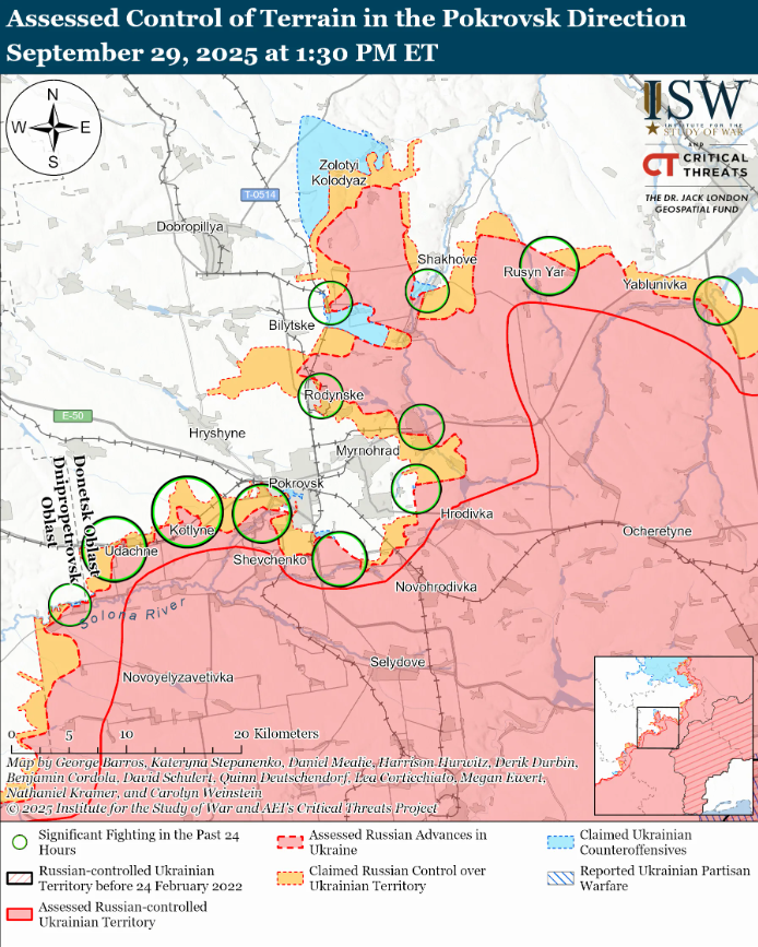 Великі втрати для армії РФ: чого вартують штурми біля Добропілля та Новопавлівки, - ISW