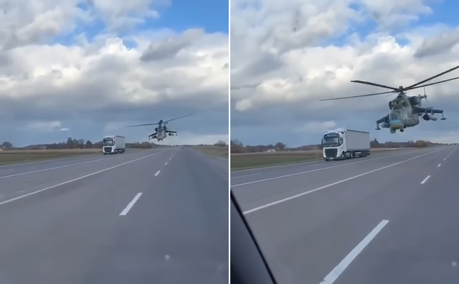 Український вертолітник-ас показав чудеса пілотажу: приголомшливе відео