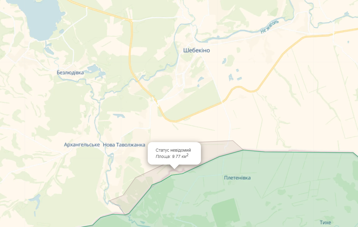 Рейди РДК і ЛСР у Бєлгородській області: "сіра зона" охопила майже 10 кв. км (мапа)