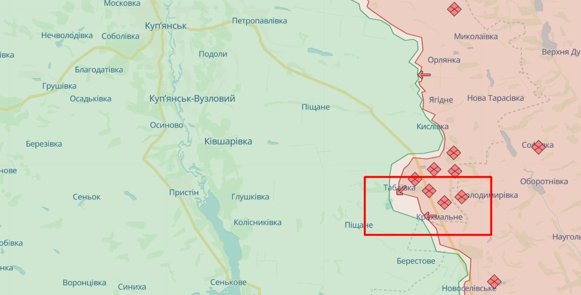 Наступ на Куп'янськ з двох сторін. Чому ЗСУ важливо утримати Синьківку та Табаївку