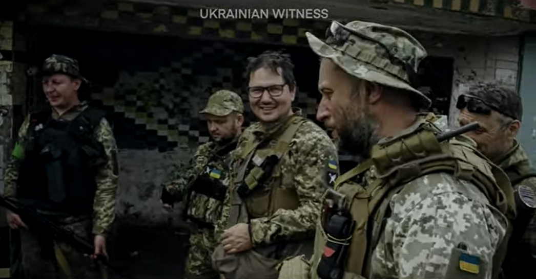 Уникальное видео отработки украинского "летучего" ПТУРа по российским позициям