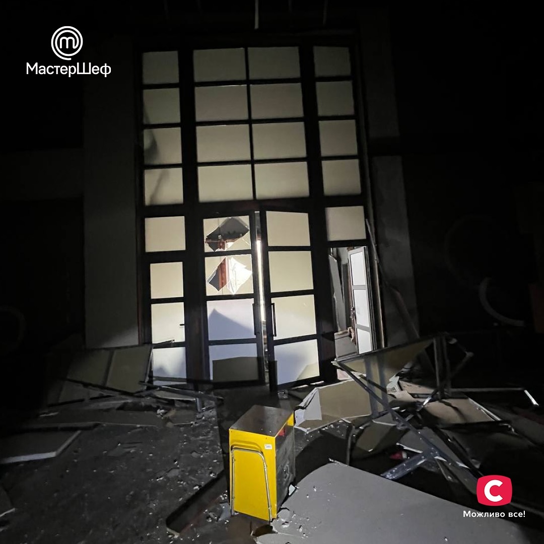 Павільйон "МастерШеф" зазнав пошкоджень внаслідок атаки РФ: реакція Ектора і фото