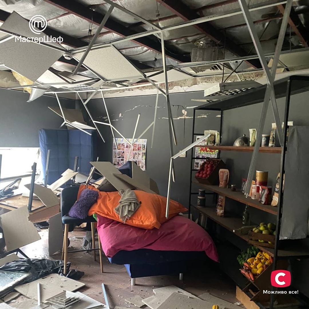 Павільйон "МастерШеф" зазнав пошкоджень внаслідок атаки РФ: реакція Ектора і фото