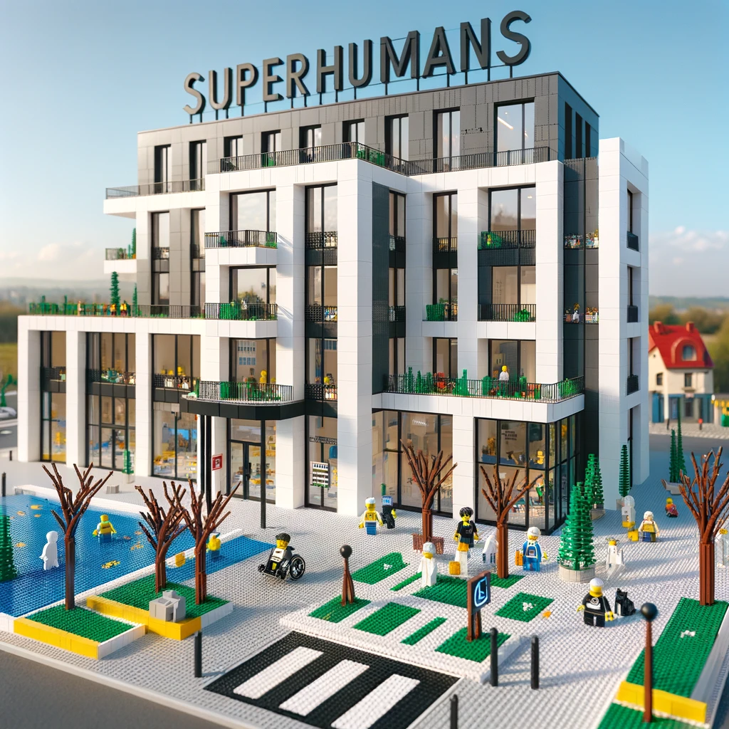 Штучний інтелект показав, як виглядали б українські медичні заклади в стилі LEGO (фото)