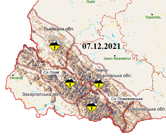 Карпаты накроют метели и снегопады. Ожидается схождение лавин