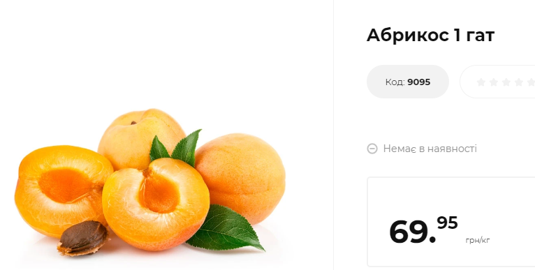В Україні з'явилися перші місцеві абрикоси та смородина: які зараз ціни