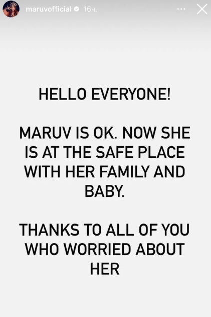 MARUV вперше за 8 місяців з'явилася у мережі: що вона написала