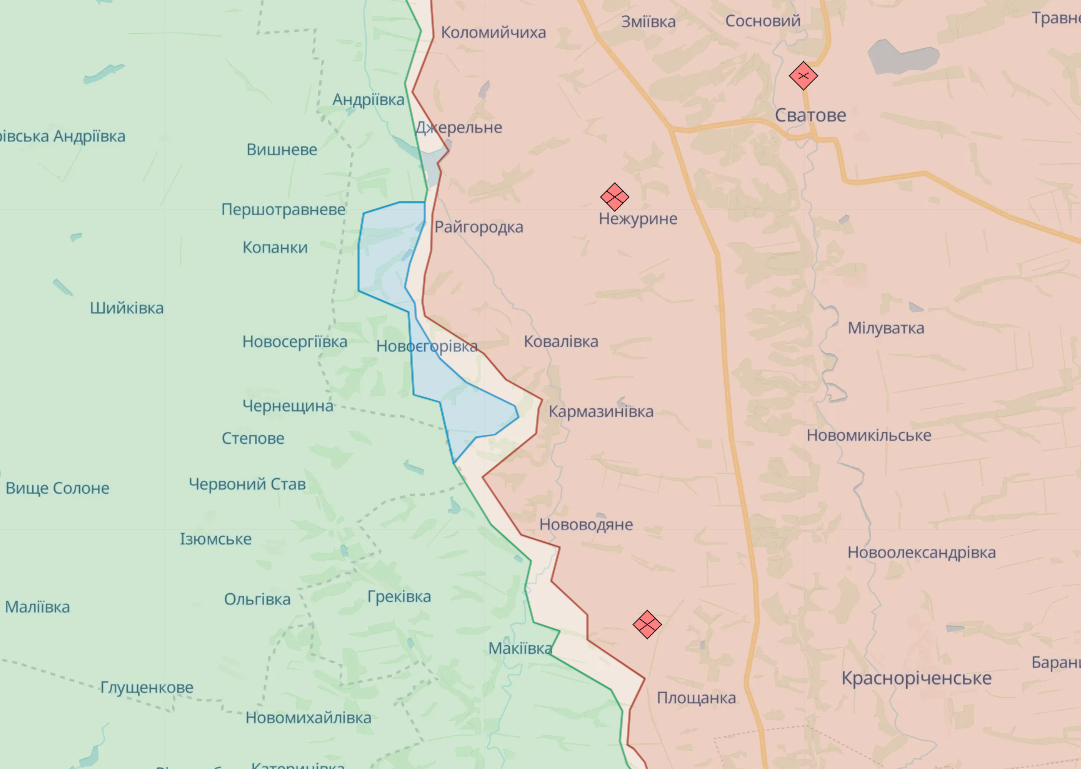 ВСУ отбросили оккупантов около Новоегоровки, враг контролирует Новоселовское, - DeepState