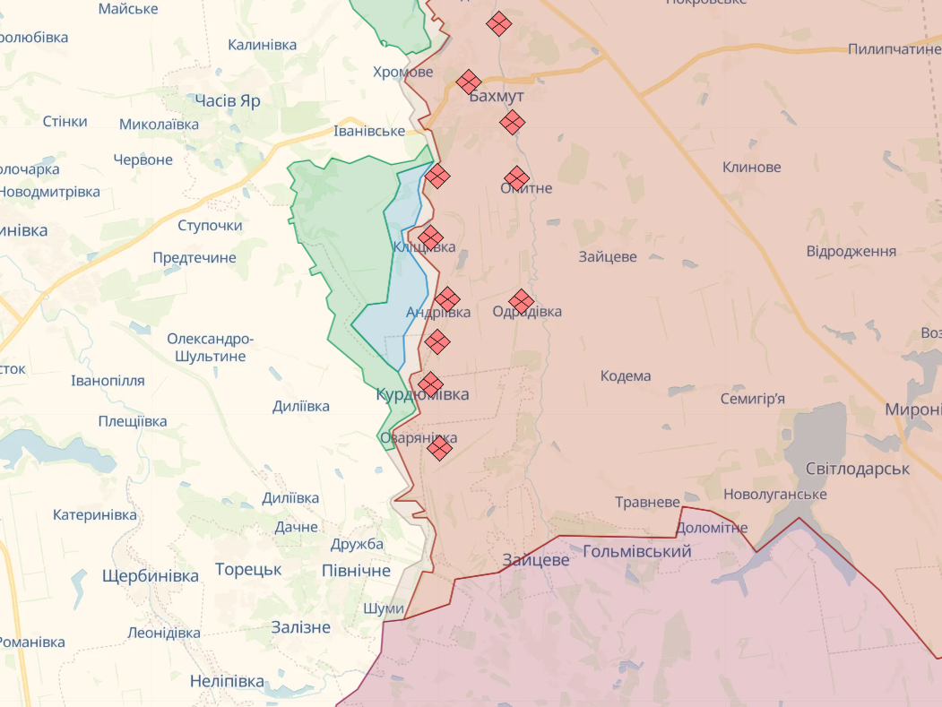 ВСУ отбросили оккупантов около Новоегоровки, враг контролирует Новоселовское, - DeepState