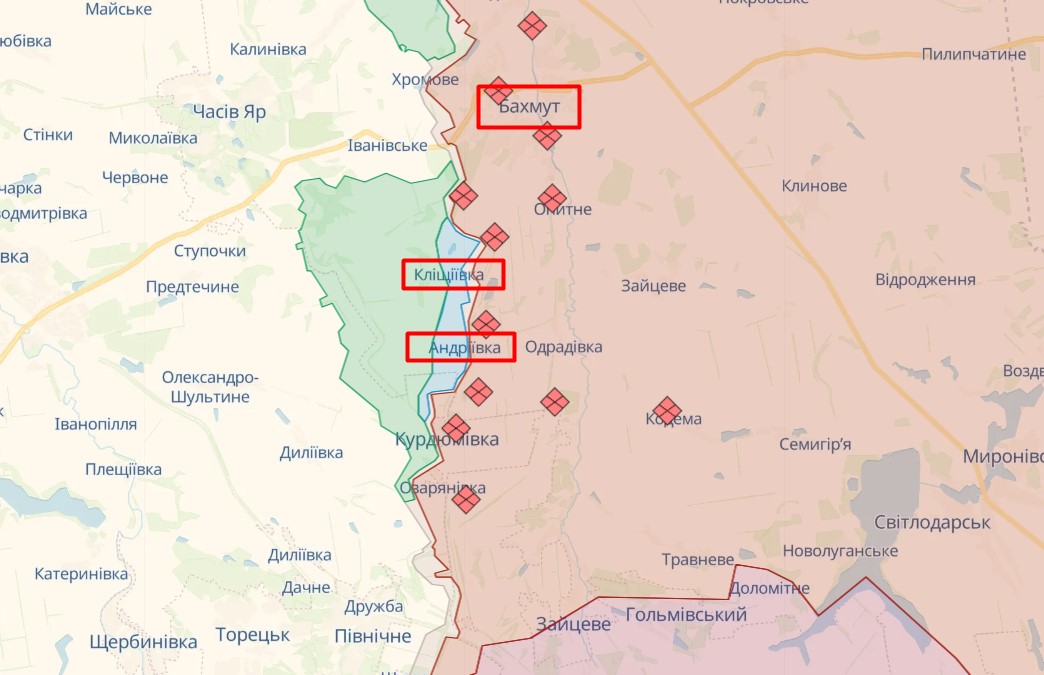 Бахмут дедалі ближче. Як ЗСУ б'ють росіян на суші та на морі: огляд фронту