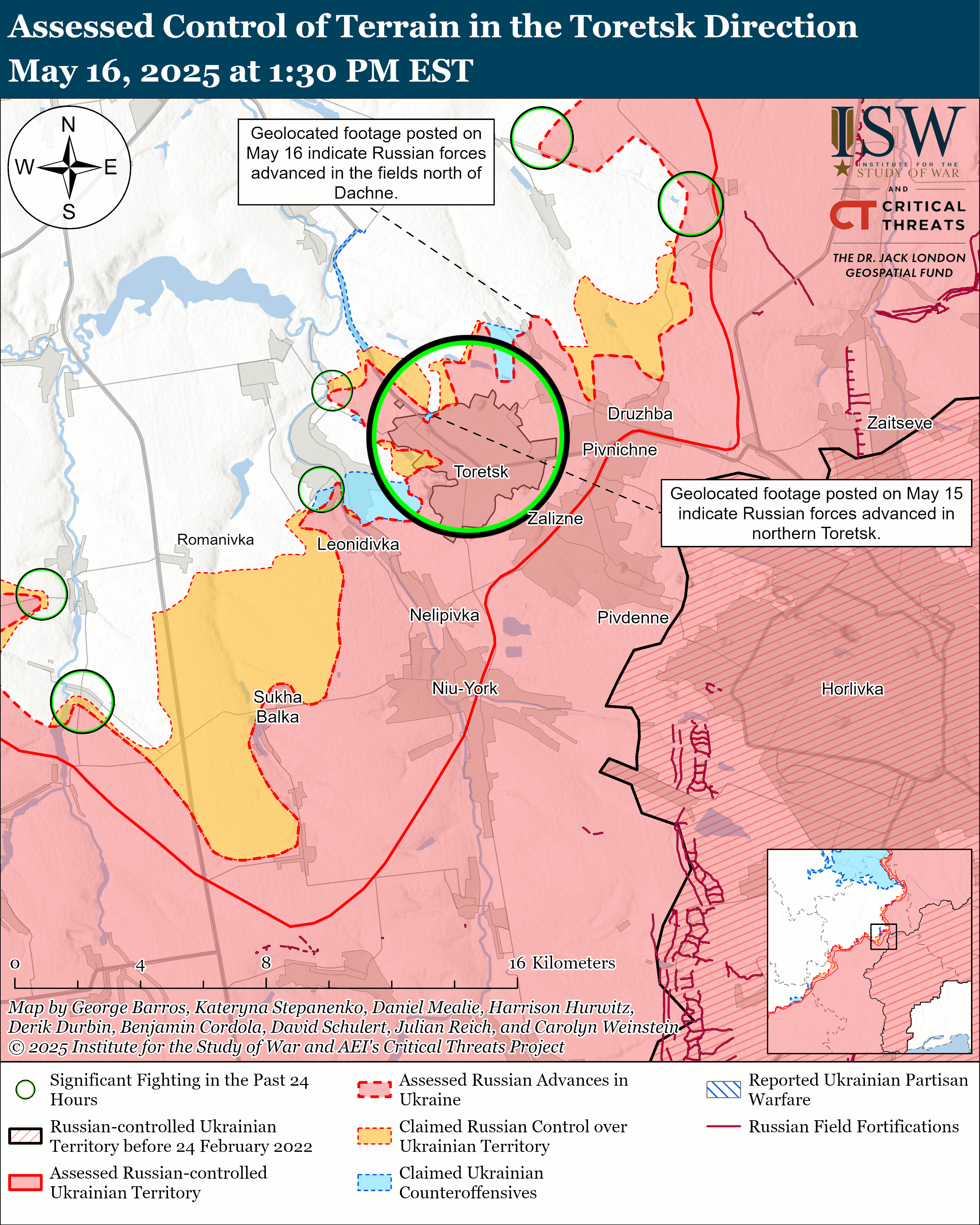 ЗСУ просунулися на Покровському напрямку, ворог тисне на 4-х напрямках: карти ISW